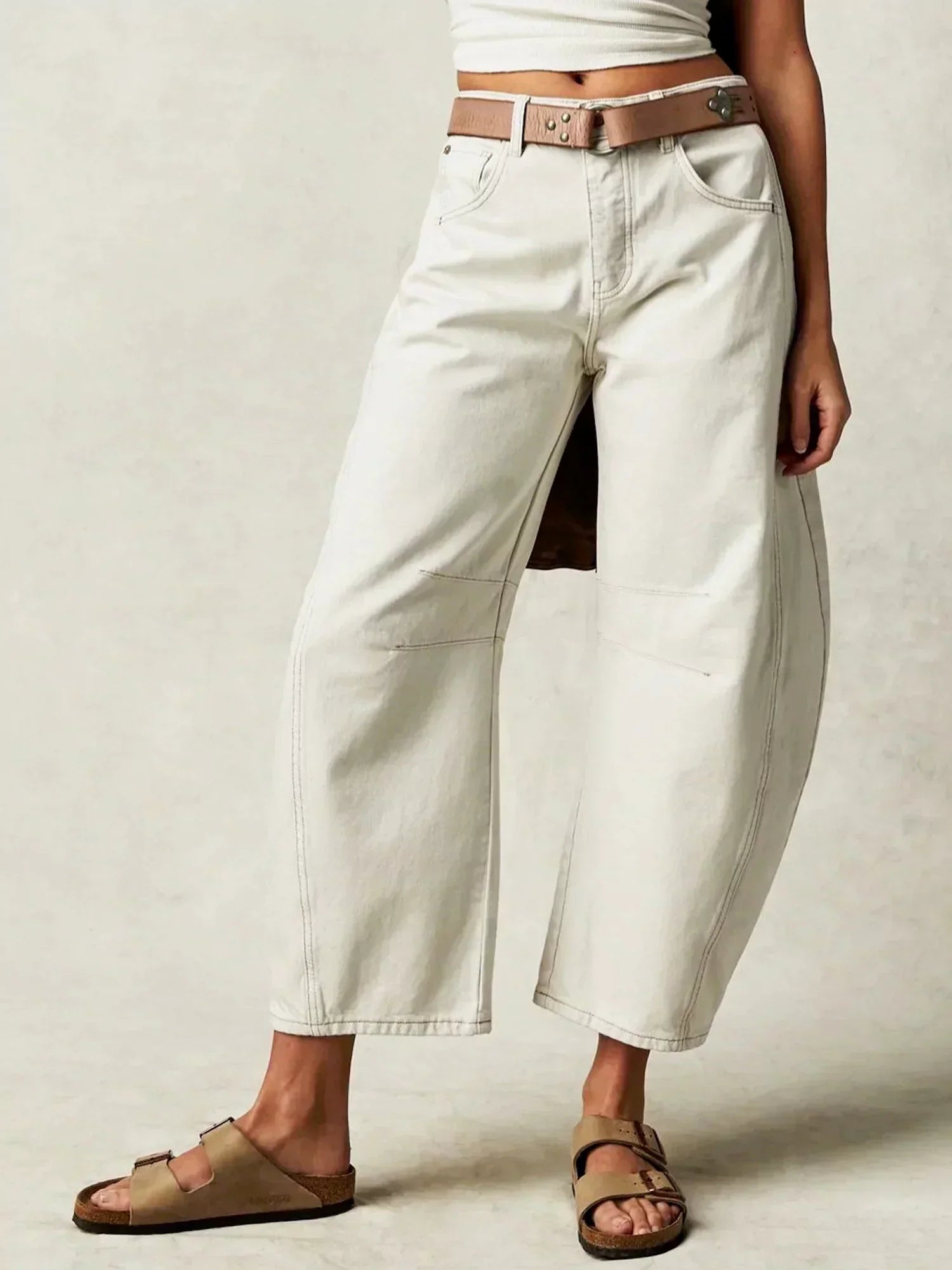 Women’s Baggy Jeans Pants | Wide Leg Trousers Casual