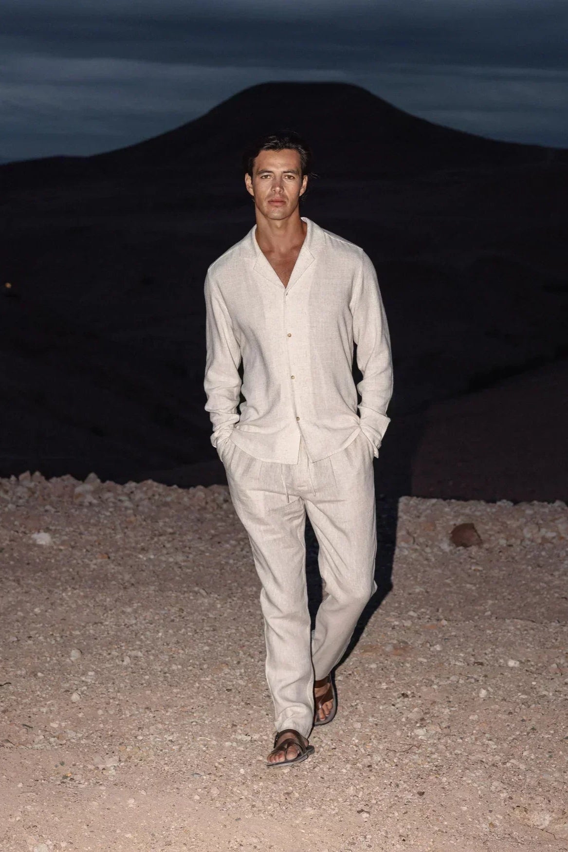 Men’s Two Piece Linen Trouser and Top Set | Formal Summer Wear