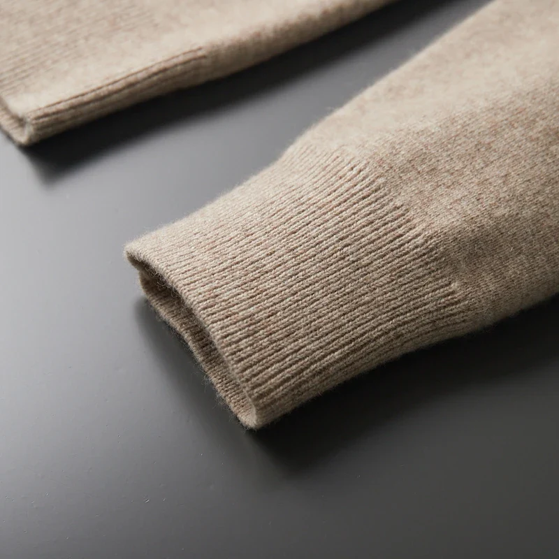 Men's knit zip up cardigan sweater | long sleeve lightweight