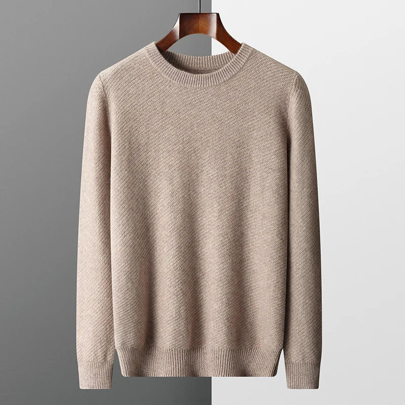 Men's Knit Cashmere Sweater | Warm Turtleneck Jumper