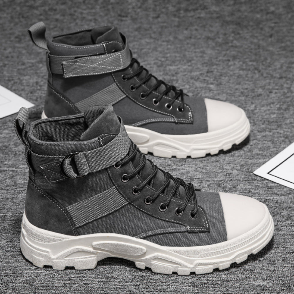 Men's Motorcycle Work Boots – Ankle Support Orthopedic