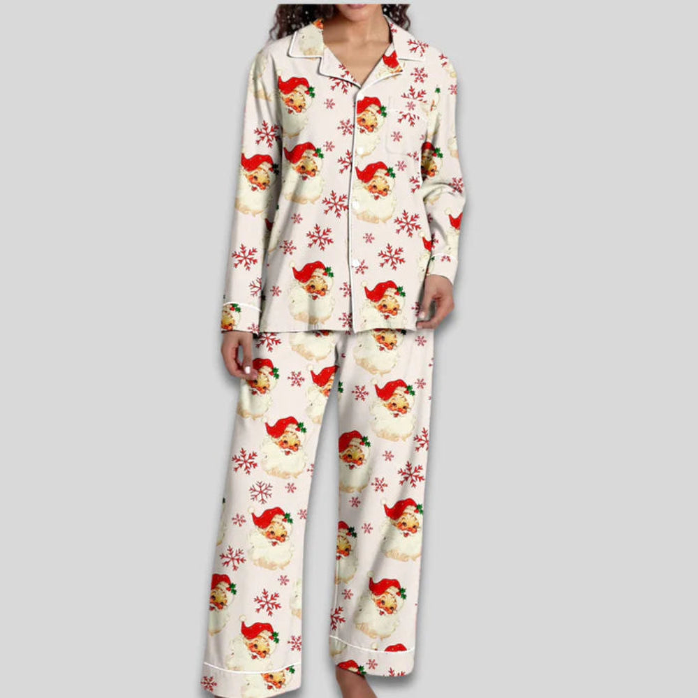 Women's Christmas Pajama Set Soft Two-Piece Loungewear
