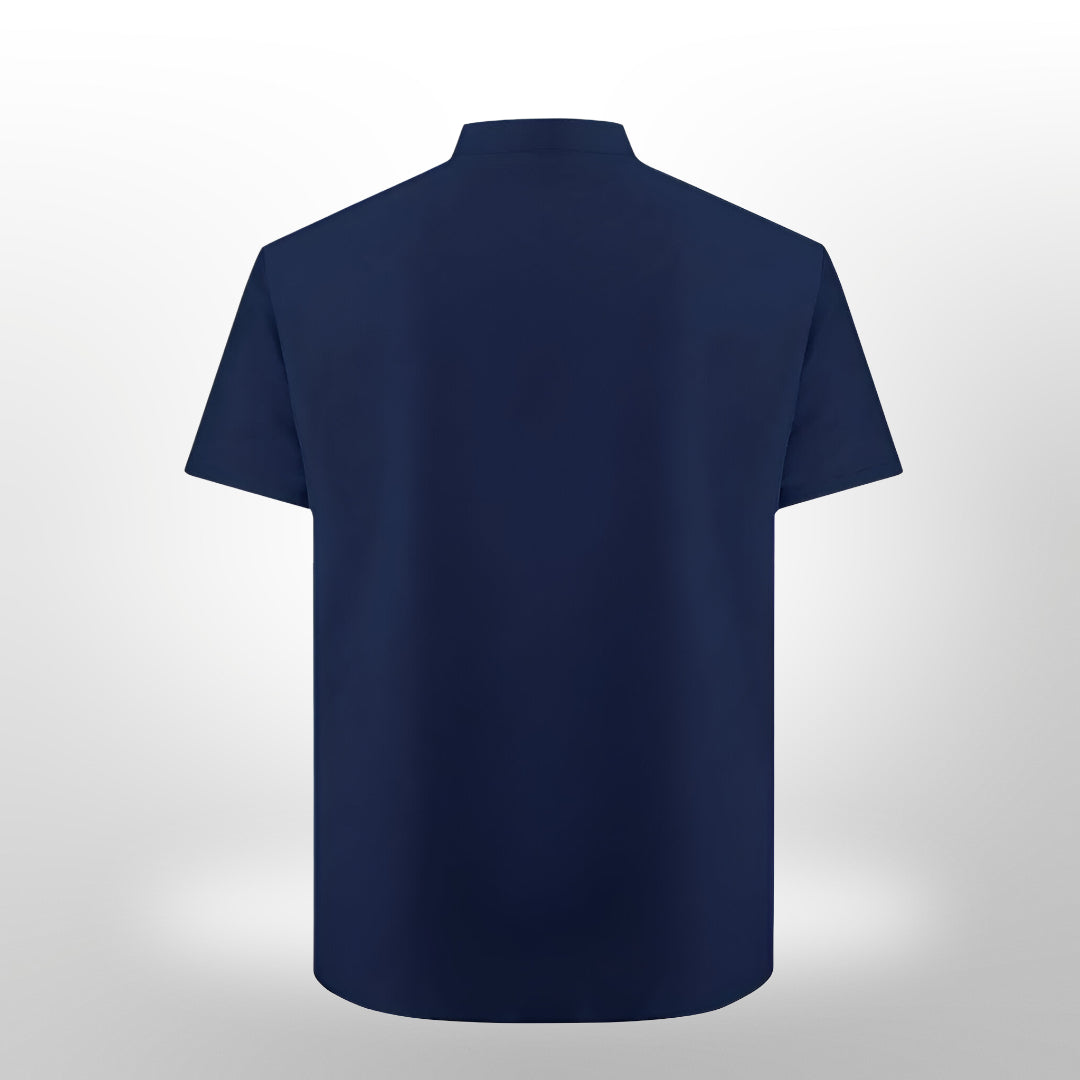 Men's Tight Short Sleeve Shirt | Button Up Casual