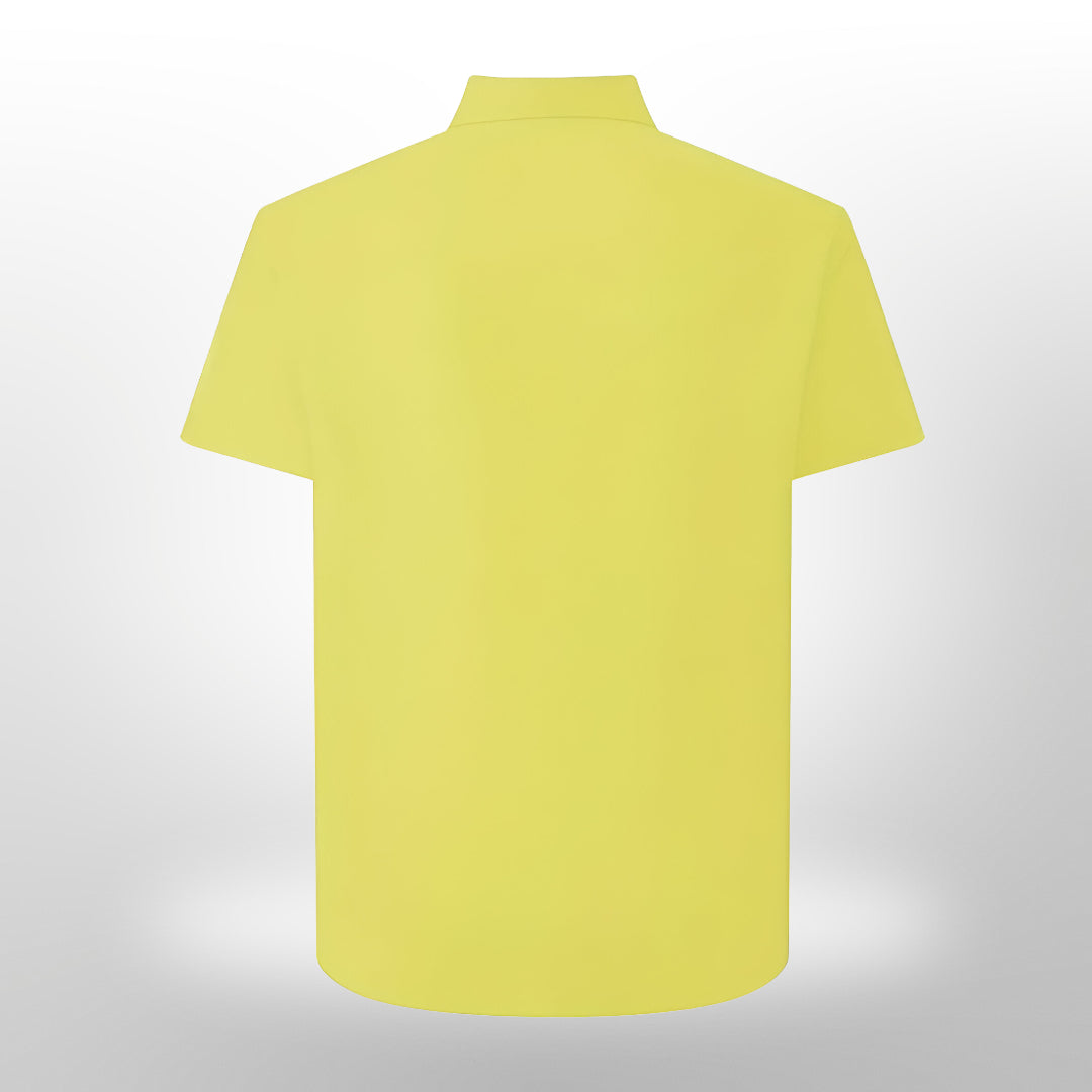 Men's Tight Short Sleeve Shirt | Button Up Casual