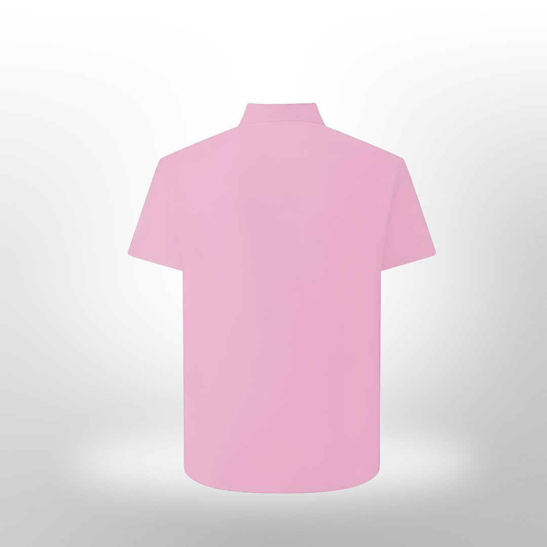 Men's Tight Short Sleeve Shirt | Button Up Casual