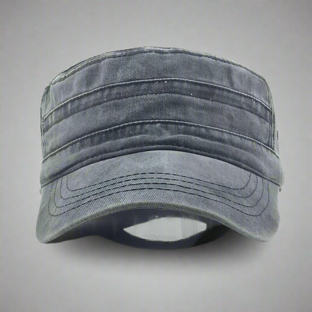 Men's Casual Cotton Military Cap | Adjustable Summer Hat