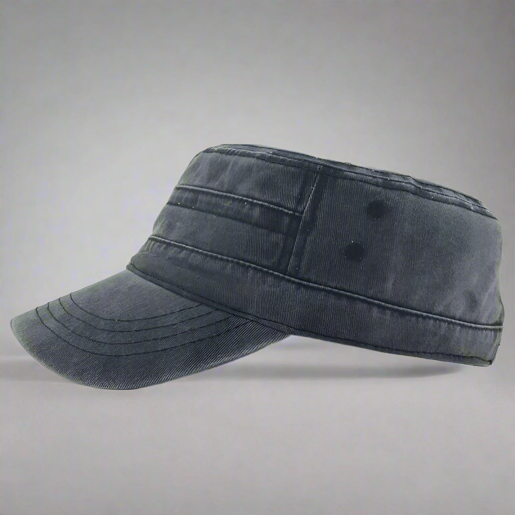Men's Casual Cotton Military Cap | Adjustable Summer Hat