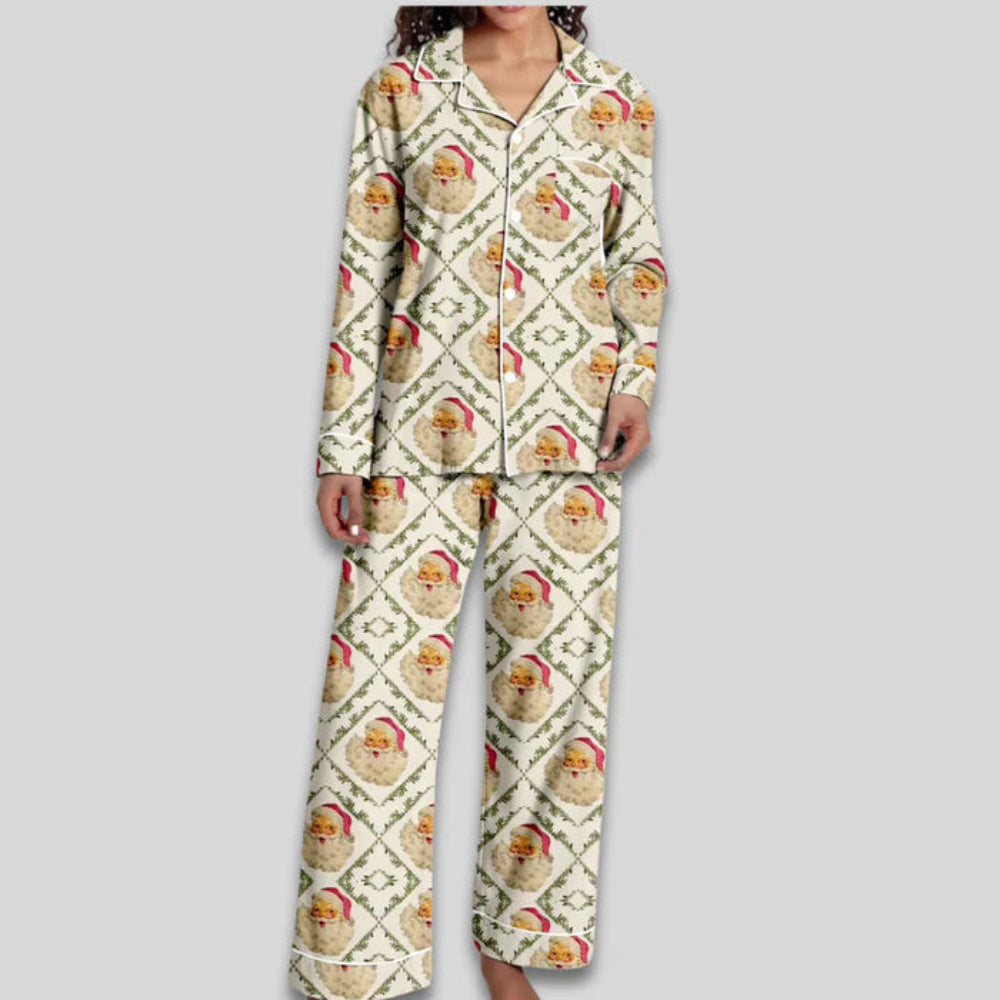 Women's Christmas Pajama Set Soft Two-Piece Loungewear