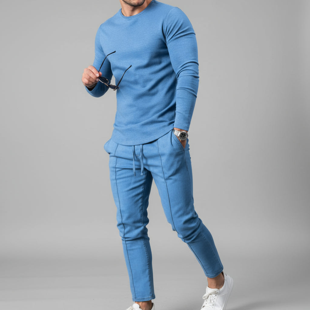 Men’s Casual Track Suit TwoPiece Jogger Set