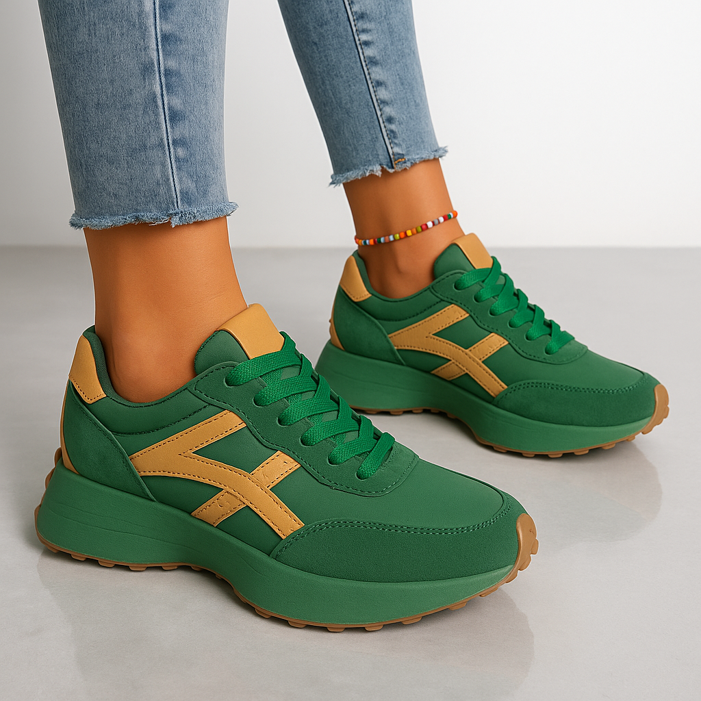 Women’s Running Platform Sneakers | Arch Support Grip