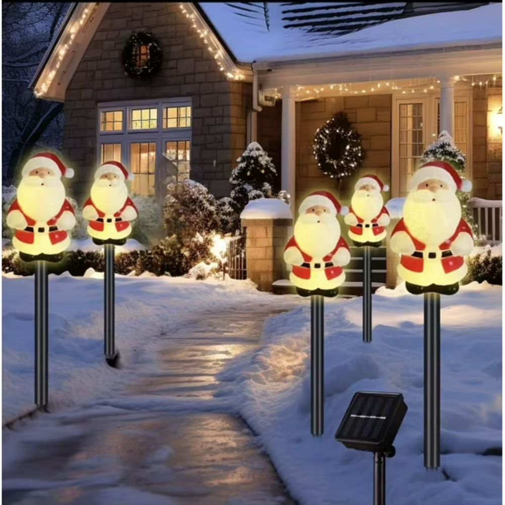 Christmas Pathway Light Outdoor Solar Garden Decoration Stake