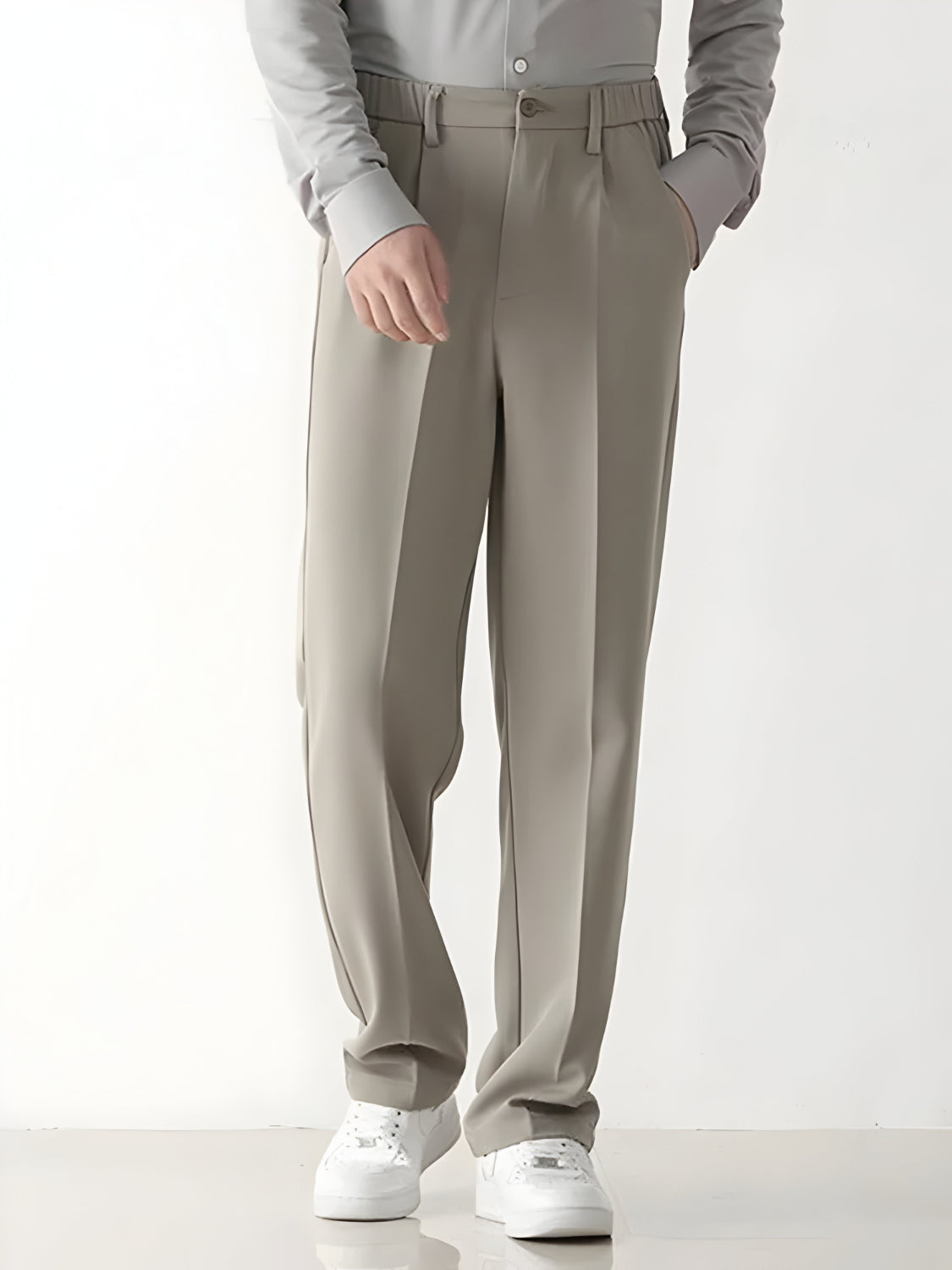 Men’s Baggy Wide Leg Pants Trousers | Relaxed Pleated Fit