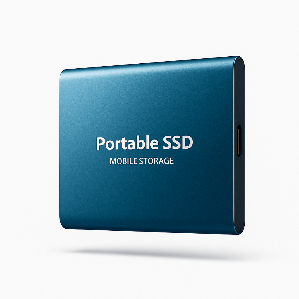 External Portable SSD Drive USB 3.1 High Speed Aluminum Storage
