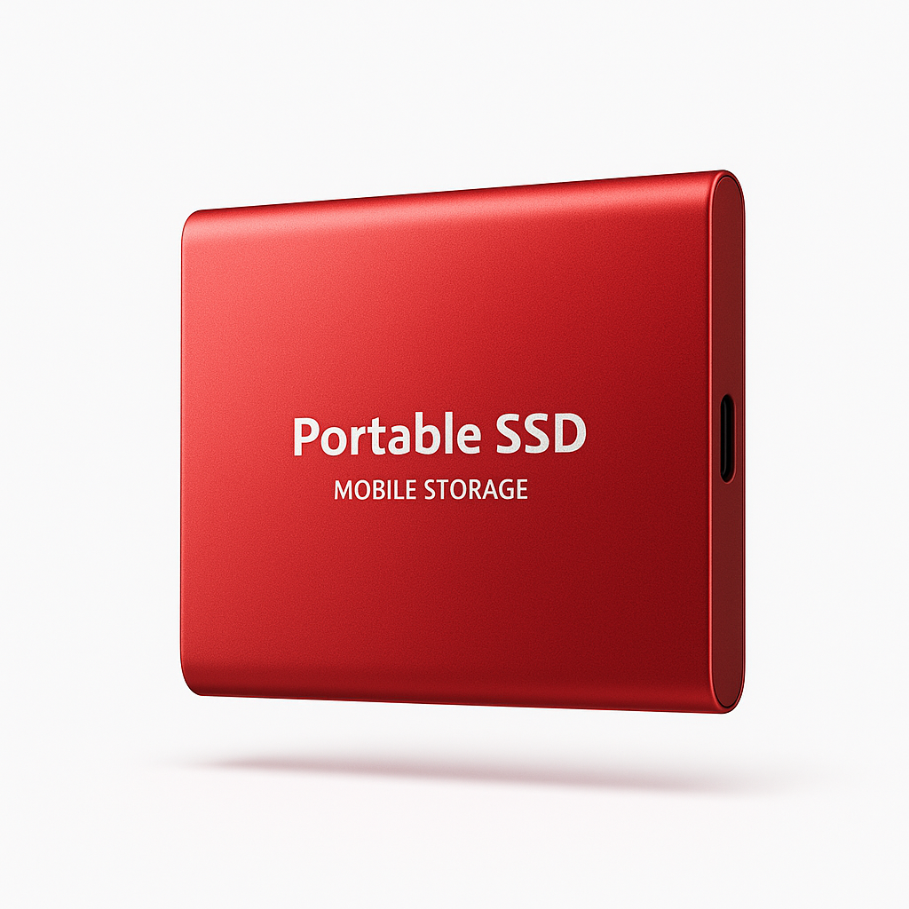 External Portable SSD Drive USB 3.1 High Speed Aluminum Storage