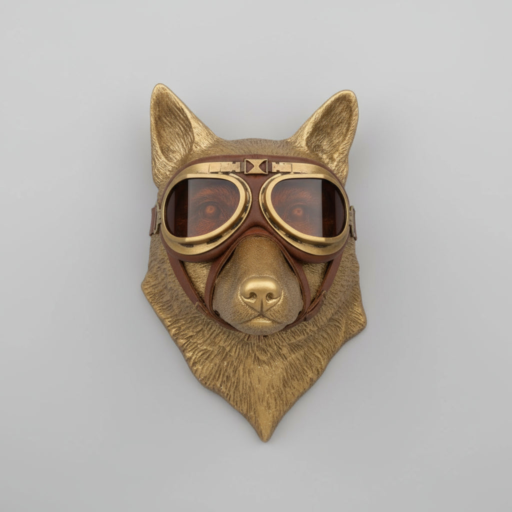 Wall Art Rustic Deer Head Sculpture Resin Mount Living Room Decor