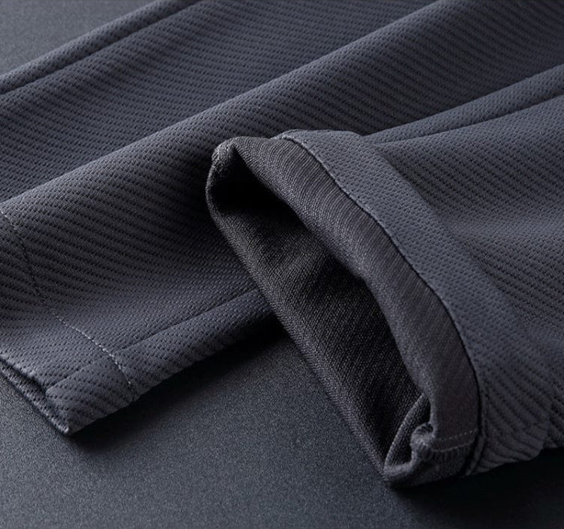 Men's Slim Fit Tracksuit Shirt Set | Zip Jacket Jogger Pants