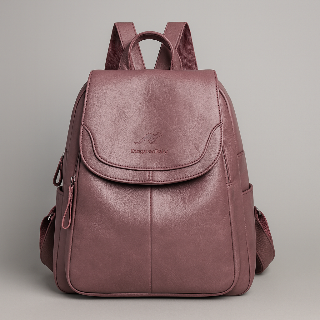 Women’s Travel Backpack | Casual Leather Rucksack Large
