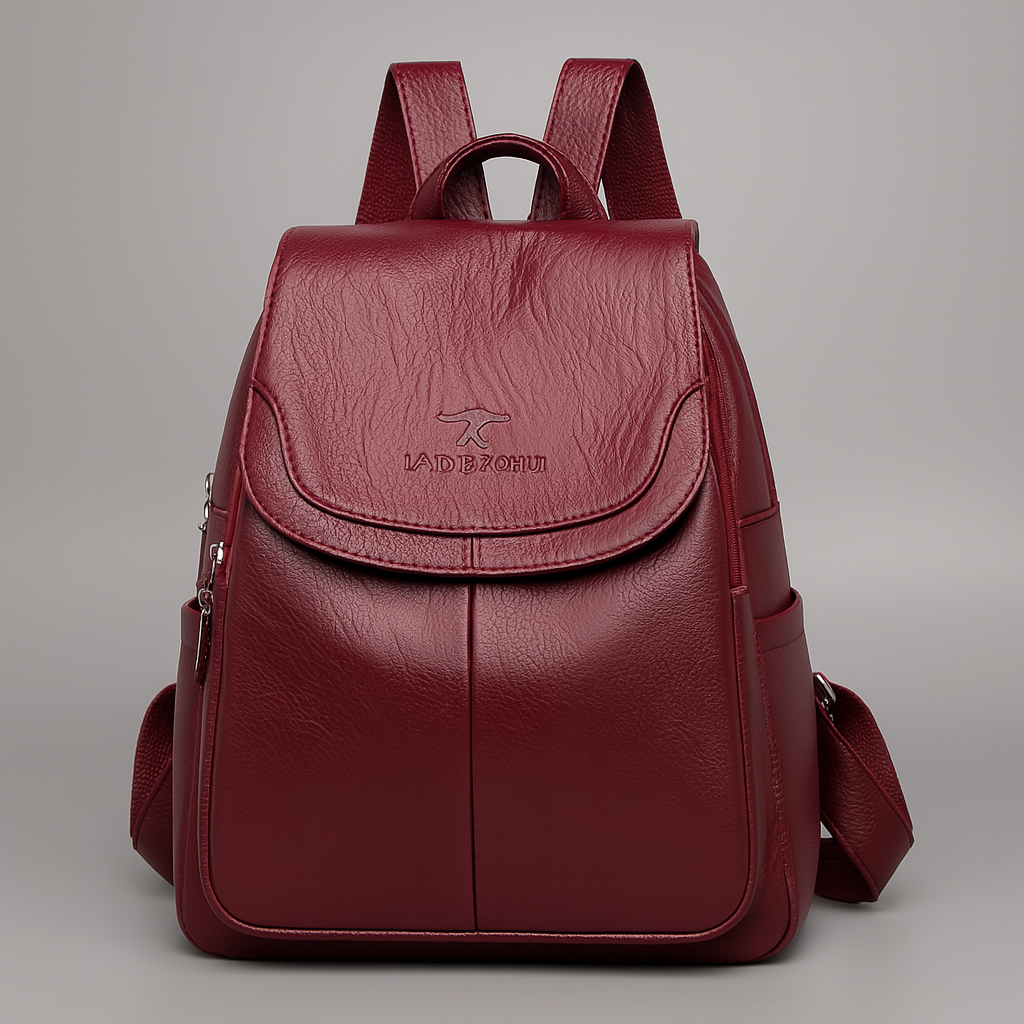 Women’s Travel Backpack | Casual Leather Rucksack Large