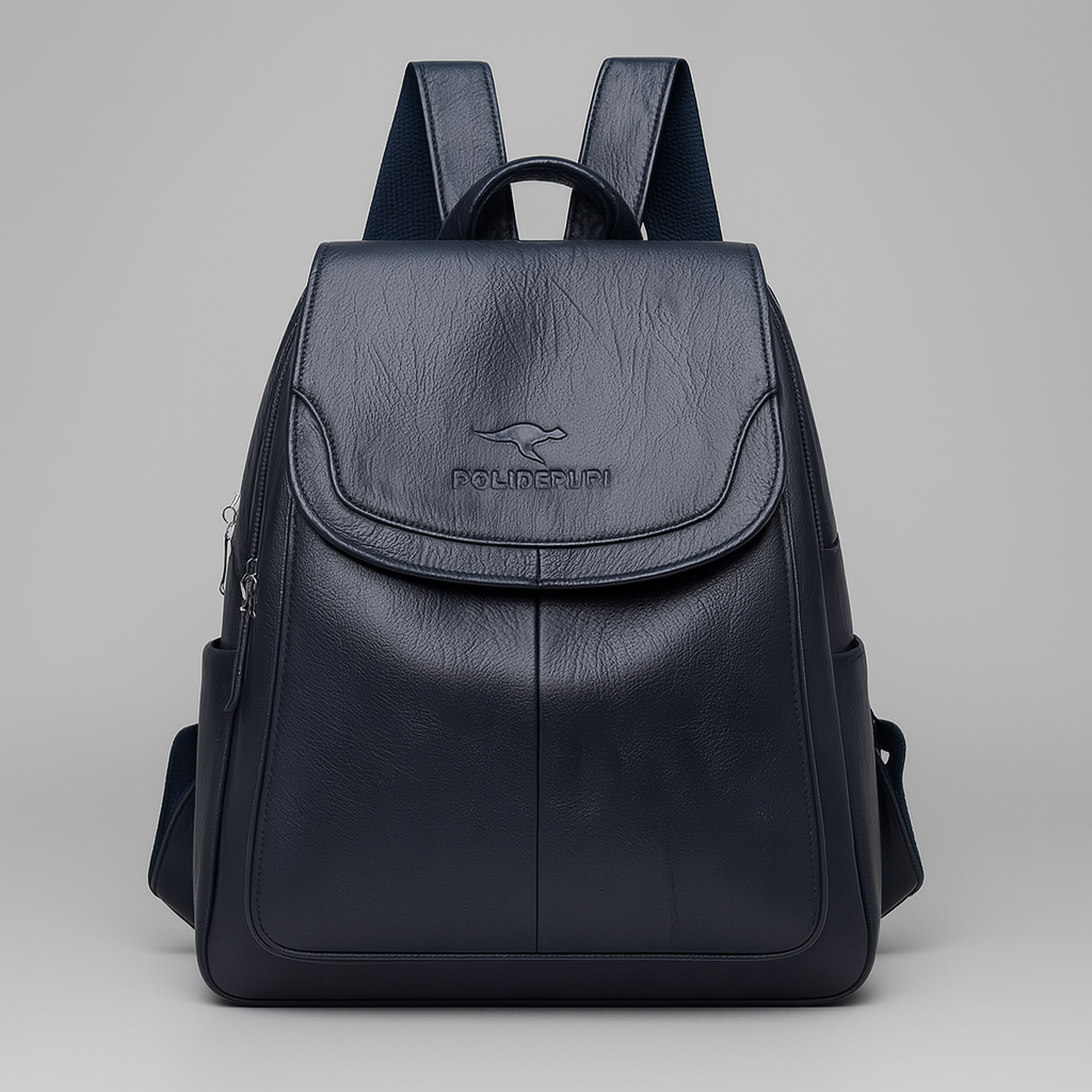 Women’s Travel Backpack | Casual Leather Rucksack Large