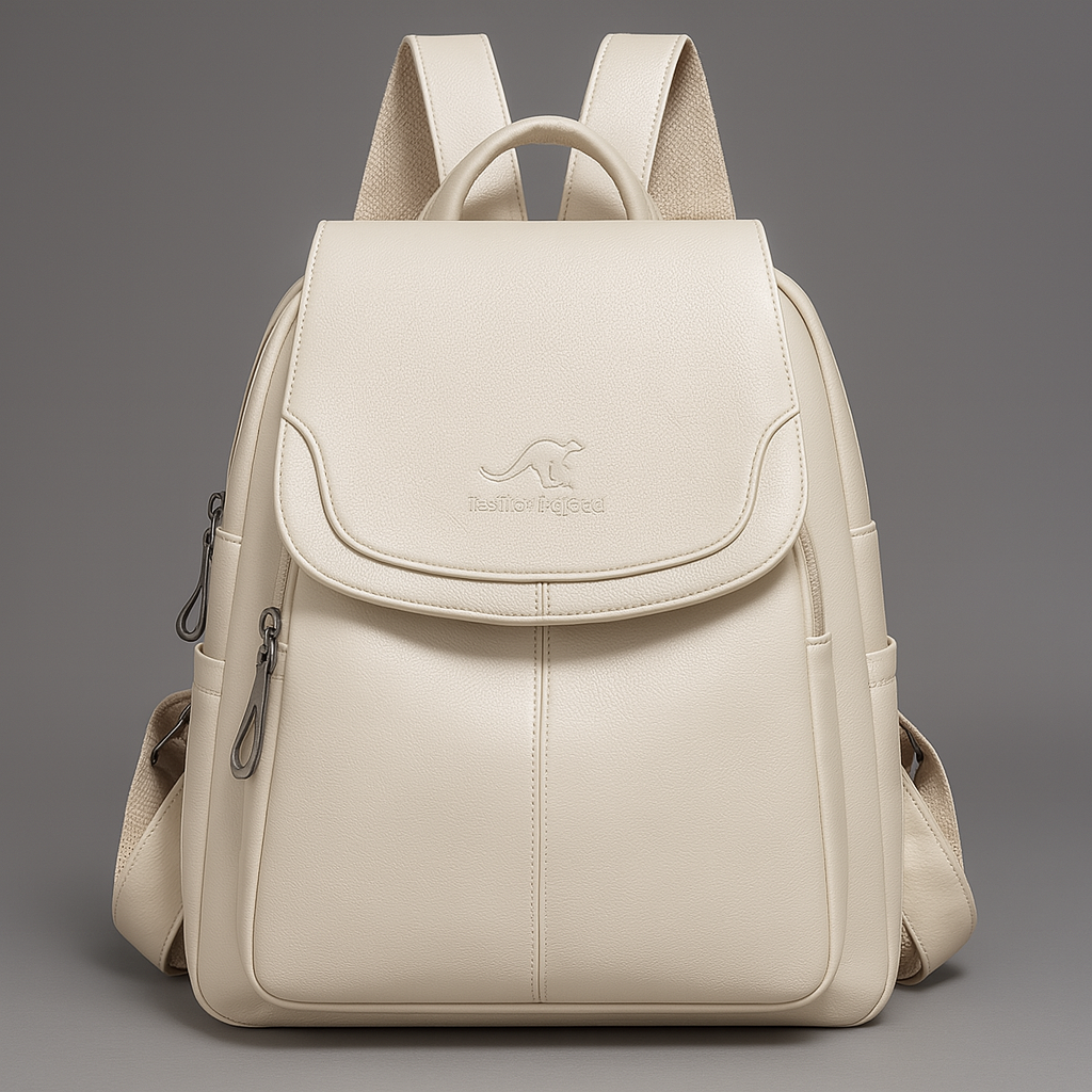 Women’s Travel Backpack | Casual Leather Rucksack Large