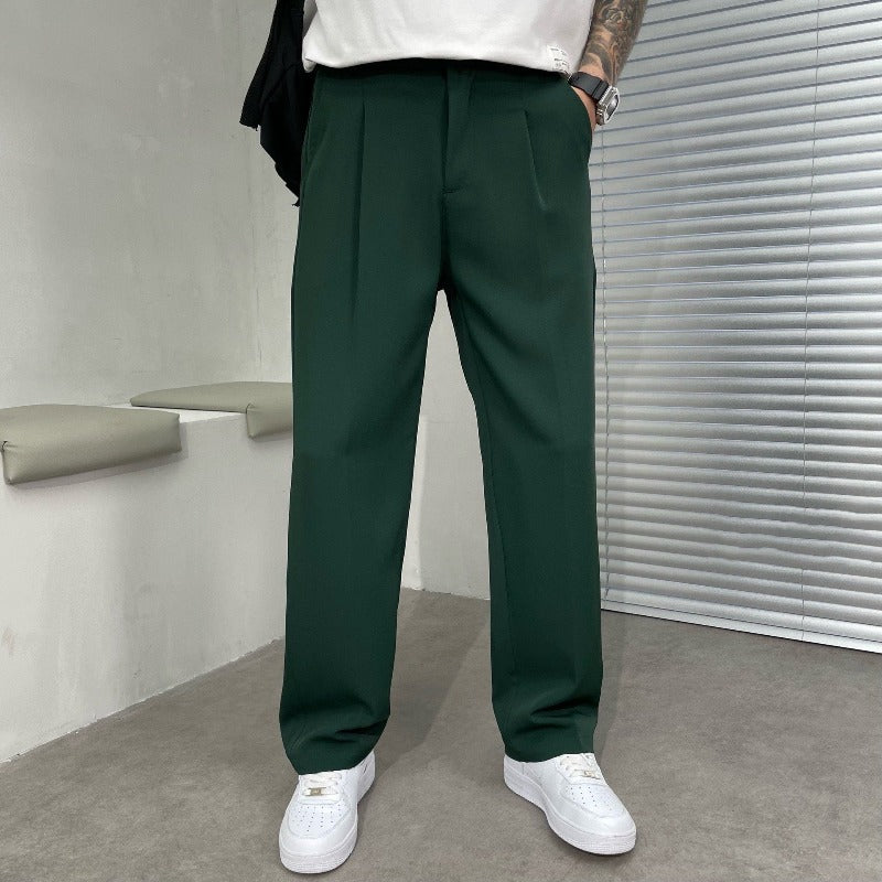 Men’s Wide Leg Workwear Pants | Casual Baggy Trousers