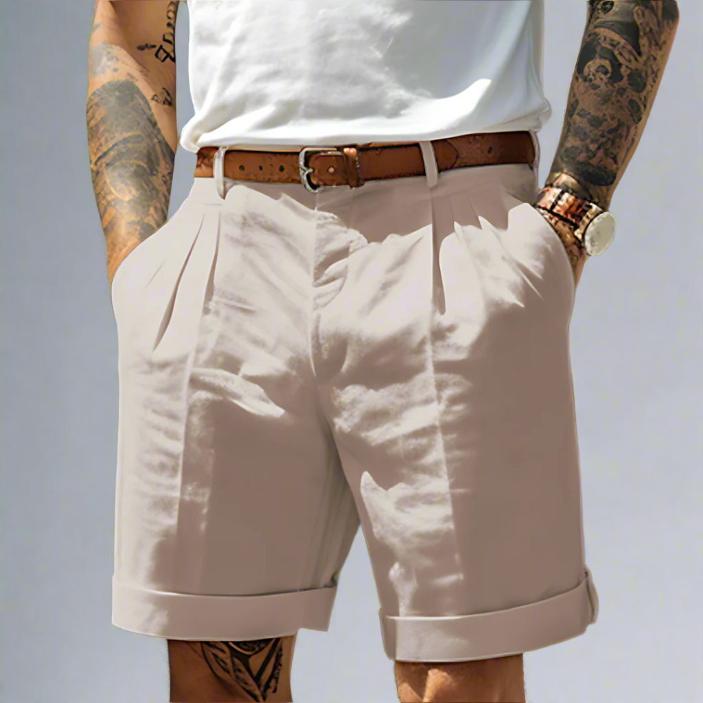 Men’s Tailored Bermuda Shorts | Summer Lightweight Smart Casual