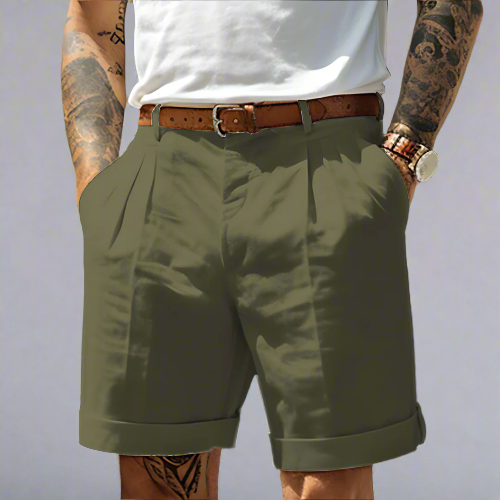 Men’s Tailored Bermuda Shorts | Summer Lightweight Smart Casual
