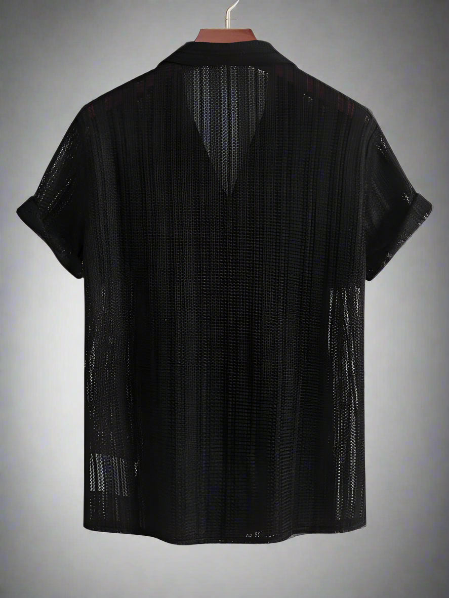 Men's Lightweight Summer Shirt | Short Sleeve Button-Up
