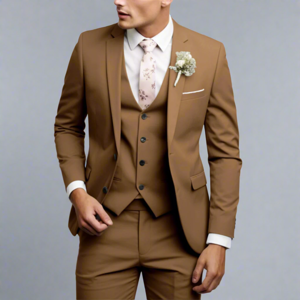 Men’s Slim Fit Wedding Suit | Three Piece Formal Outfit
