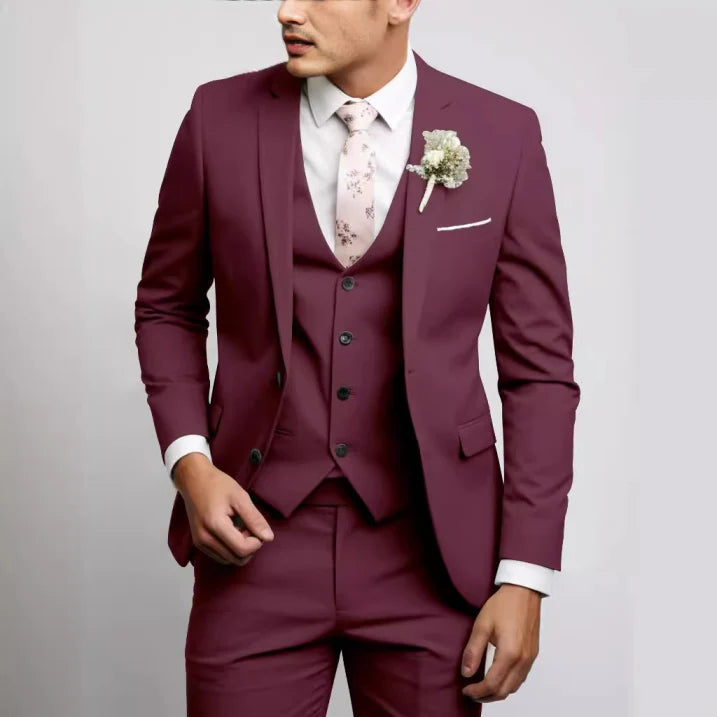 Men’s Slim Fit Wedding Suit | Three Piece Formal Outfit