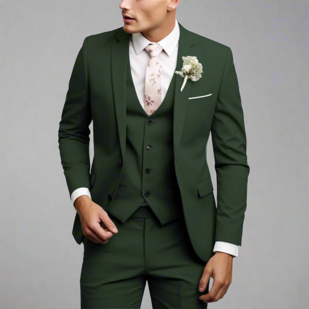 Men’s Slim Fit Wedding Suit | Three Piece Formal Outfit