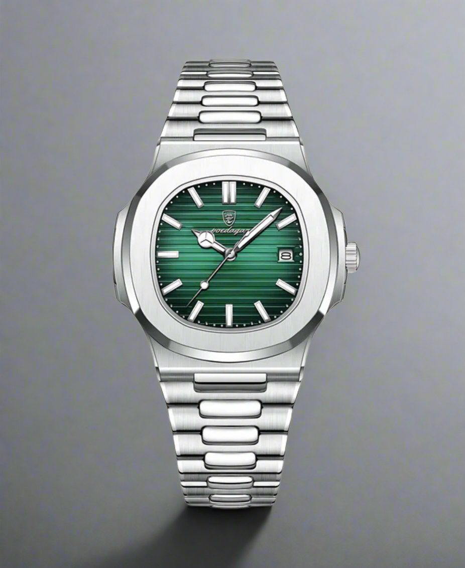 Men’s Luxury Stainless Steel Watch | Quartz Date Display