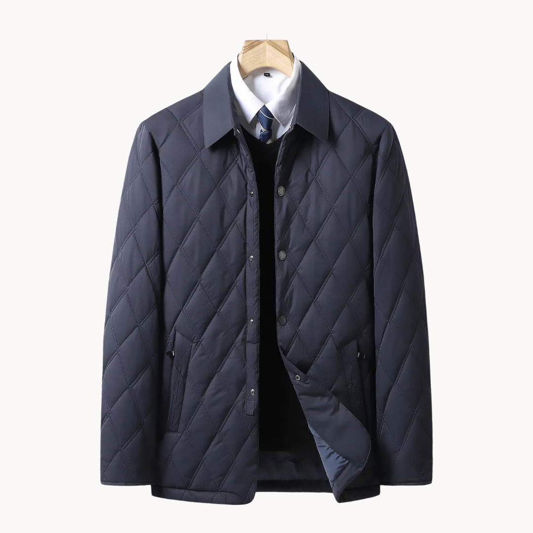 Men’s Quilted Winter Jacket | Lightweight Fall Coat