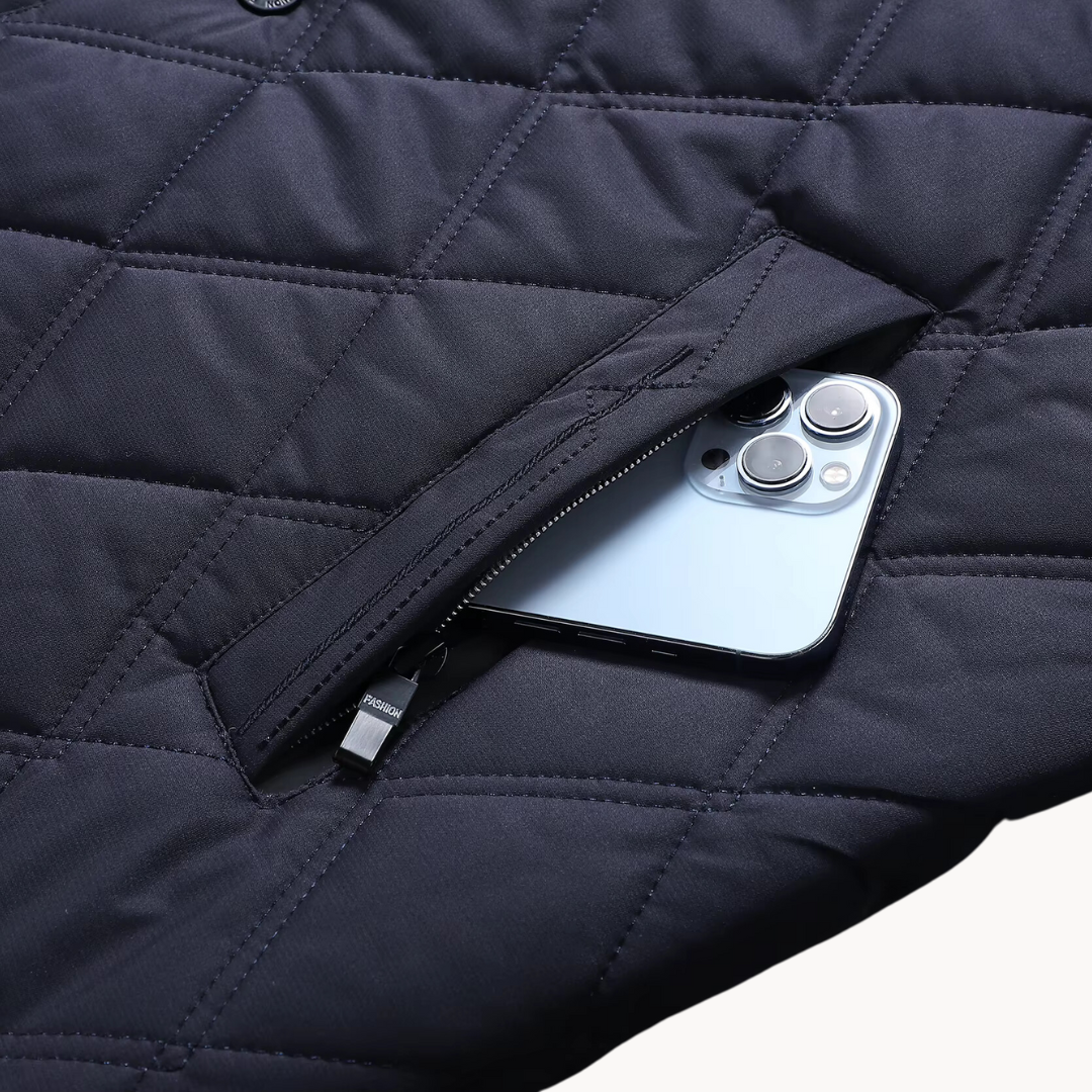 Men’s Quilted Winter Jacket | Lightweight Fall Coat