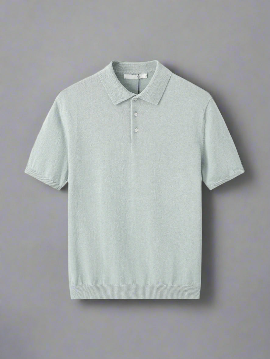 Men’s Lightweight Summer Polo Shirt | Short Sleeve Knitwear