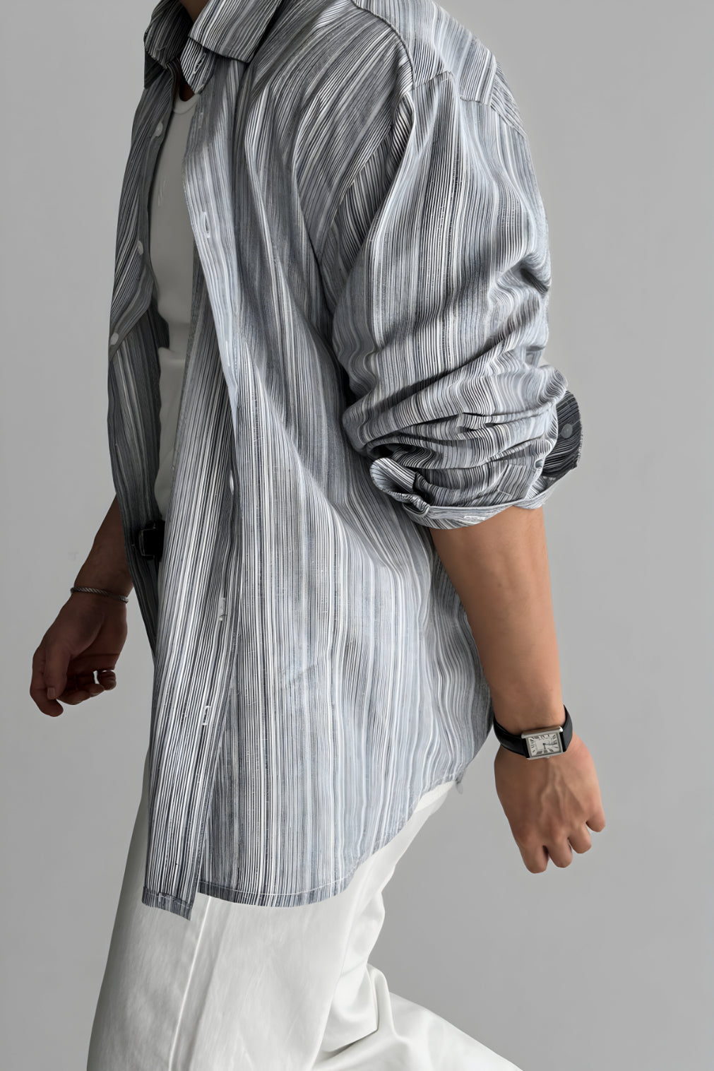 Men's Oversized Flannel Shirt | Long Sleeve Button Up