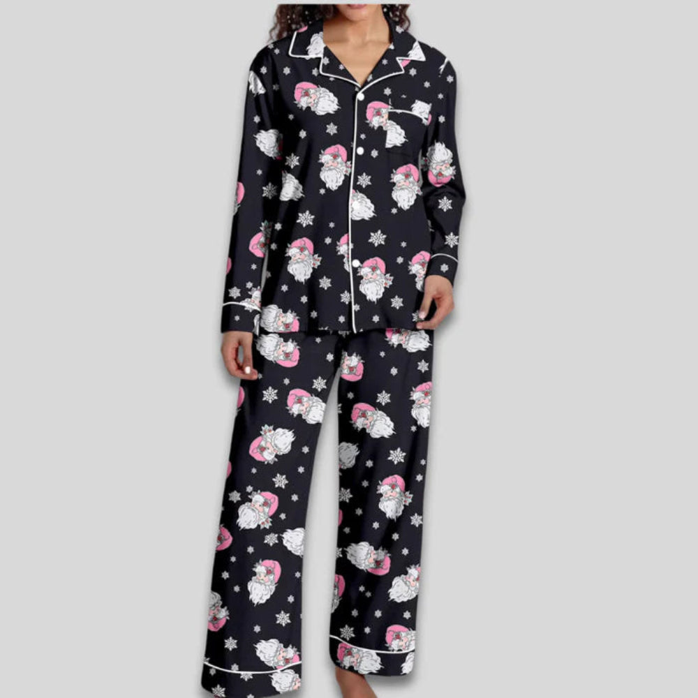Women's Christmas Pajama Set Soft Two-Piece Loungewear