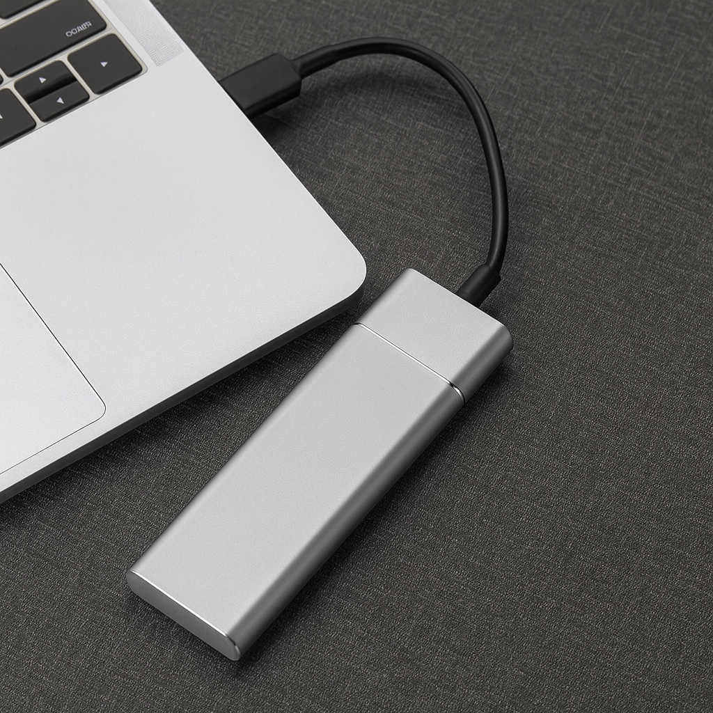 External Hard Drive 8TB Portable Aluminum High Speed Data Storage