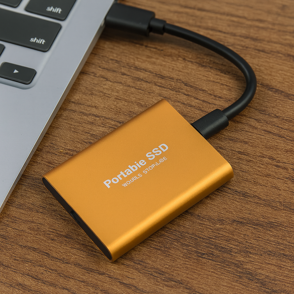 External SSD Portable High Speed Aluminum Data Storage Drive