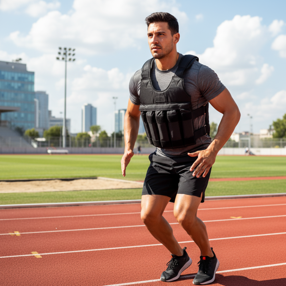 Weighted Vest Adjustable 110 lbs Strength Training Fitness Workout Gear