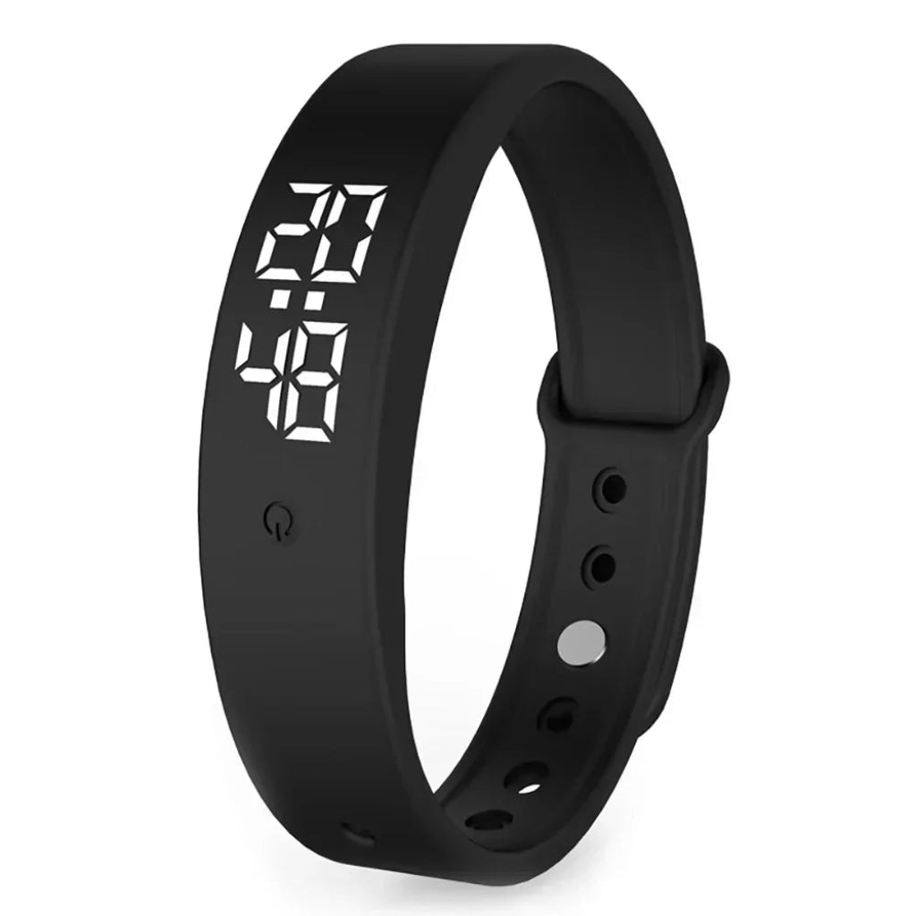 Smartwatch Fitness Tracker Waterproof LED Display Vibration Alarm