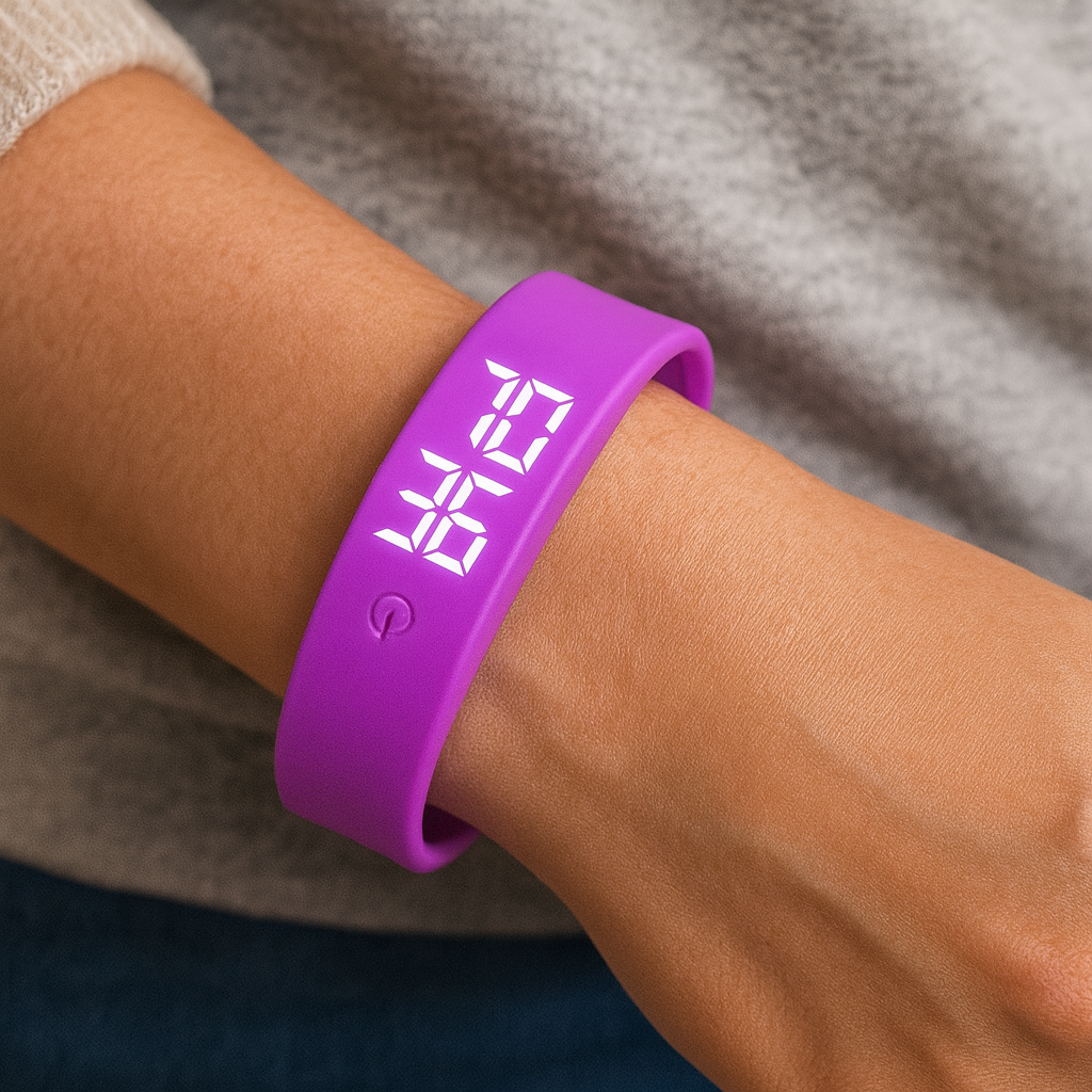 Smartwatch Fitness Tracker Waterproof LED Display Vibration Alarm