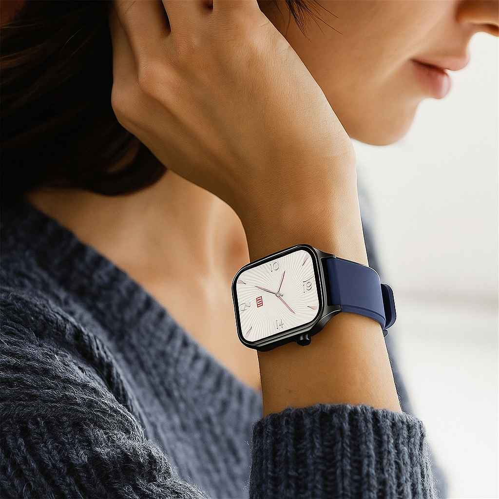 Smartwatch Seniors Health Tracker Heart Rate SOS Alert