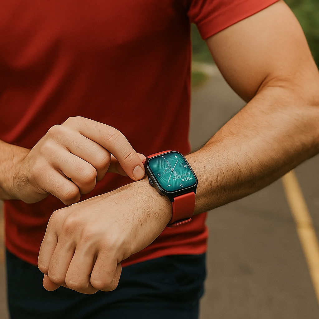 Smartwatch Seniors Health Tracker Heart Rate SOS Alert