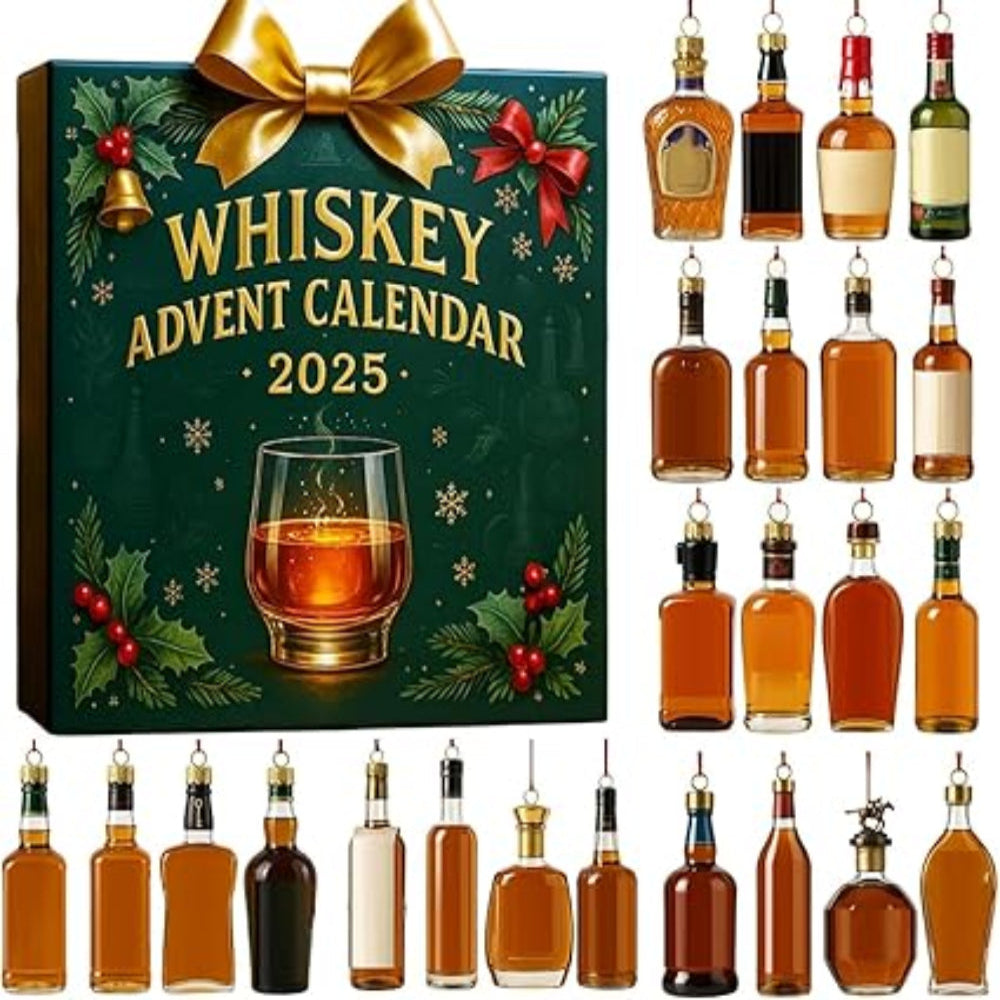Whiskey Advent Calendar 2025 Christmas Gift Box for Adults