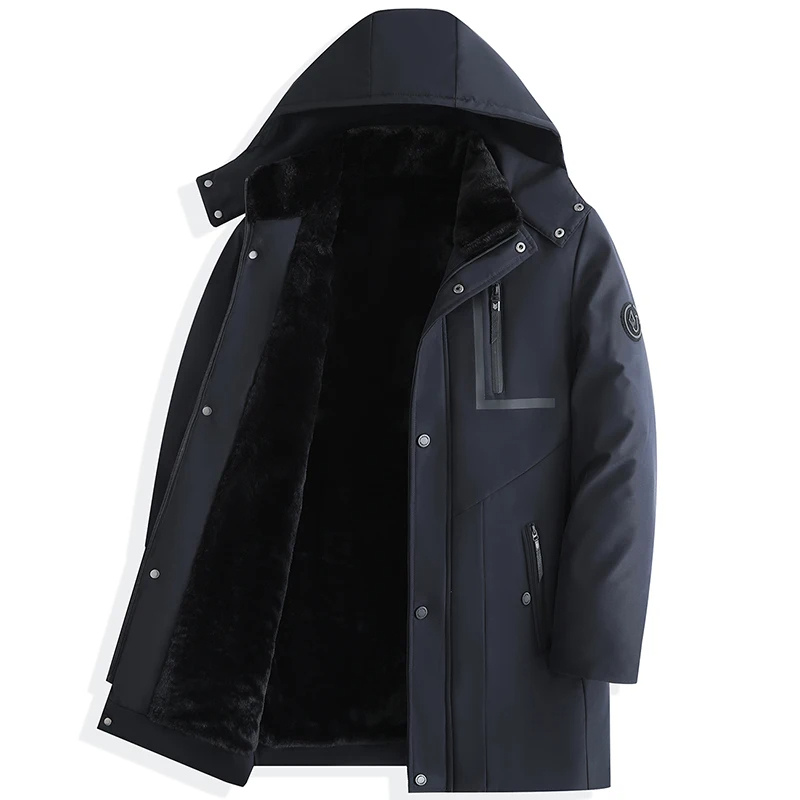 Men’s Waterproof Winter Parka Coat | Hooded Windproof Jacket