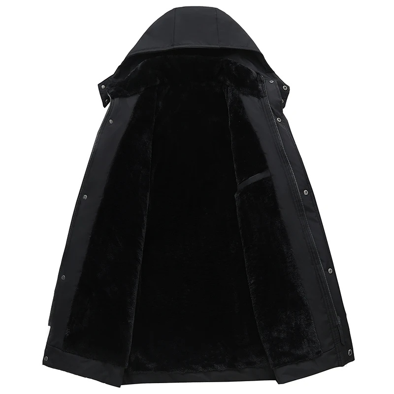 Men’s Waterproof Winter Parka Coat | Hooded Windproof Jacket