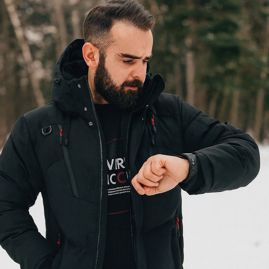 Men’s Puffer Winter Coat Waterproof Warm Lightweight Jacket