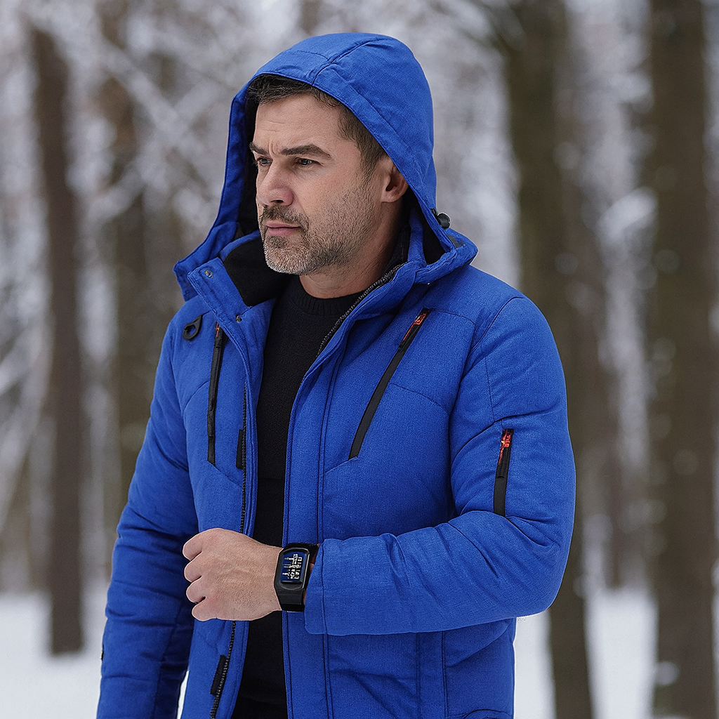 Men’s Puffer Winter Coat Waterproof Warm Lightweight Jacket