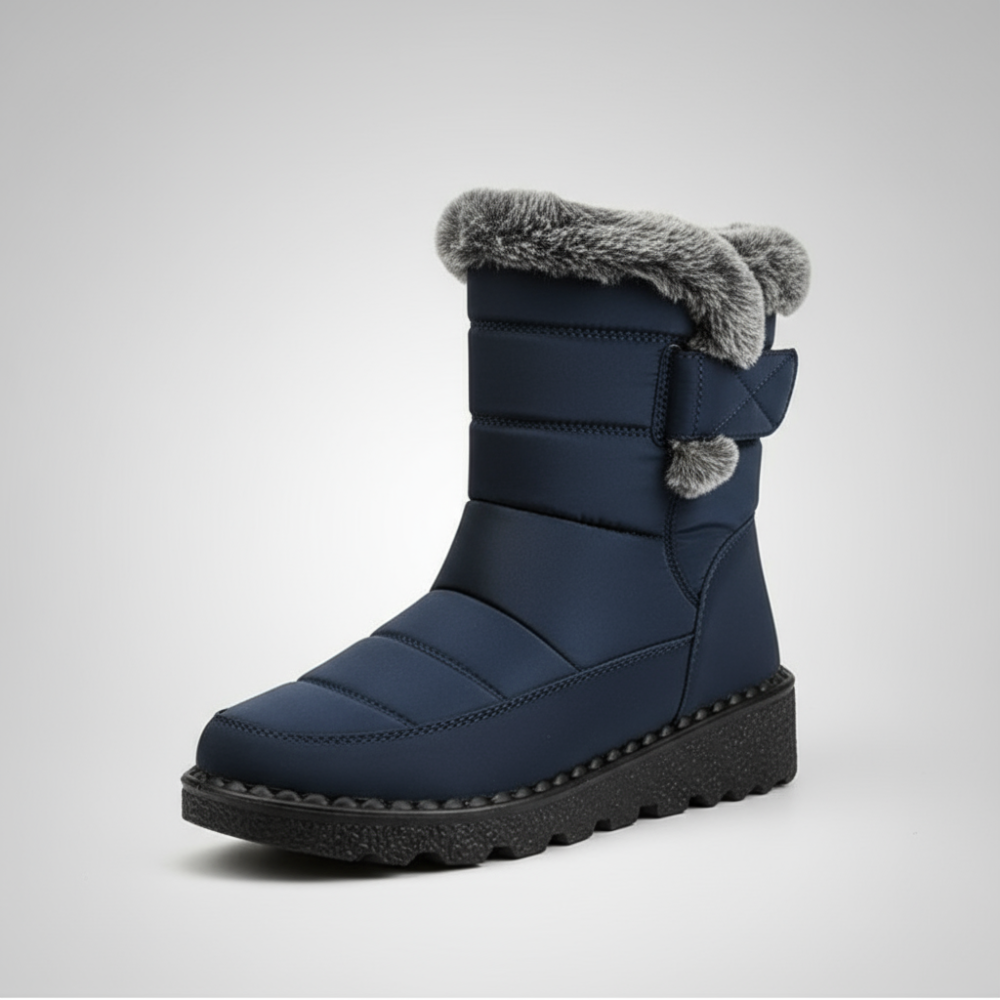 Women Warm Snow Boots - Ankle Winter Fur Lined
